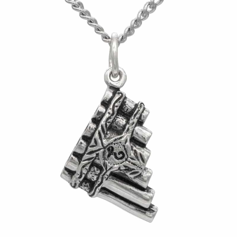 Eolian Talent Pipes Necklace, Corner Hanging