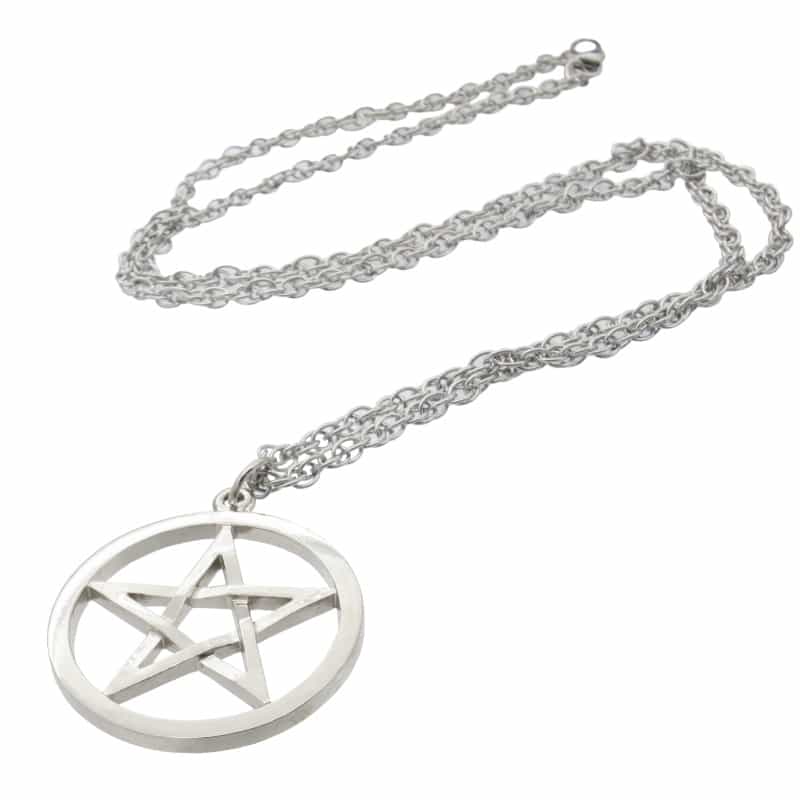 Harry Dresden's Pentacle Necklace - White Bronze