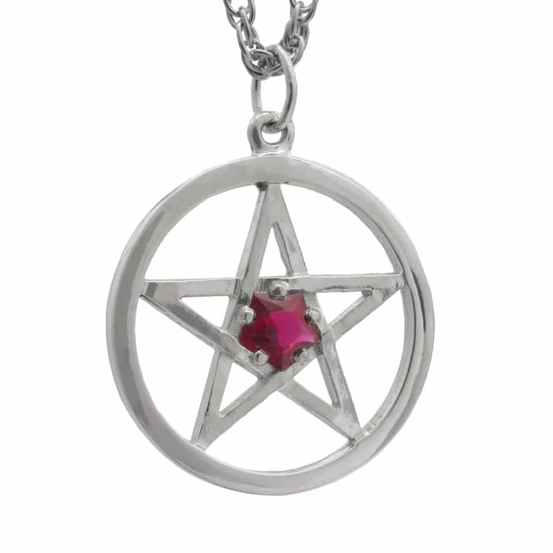 Harry Dresden's Pentacle Necklace With Ruby