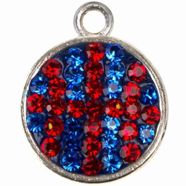 Game Time Bling Dangle - Basketball - Sapphire/Light Siam