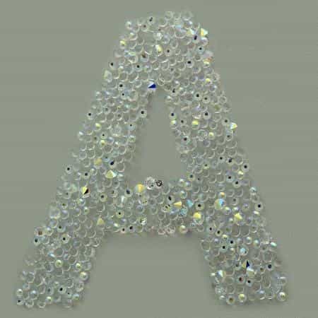 Dreamtime Crystal Sticker Greek Letter Alpha , 25Mm Height
