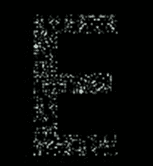 Dreamtime Crystal Sticker Greek Letter Epsilon, 25Mm Height