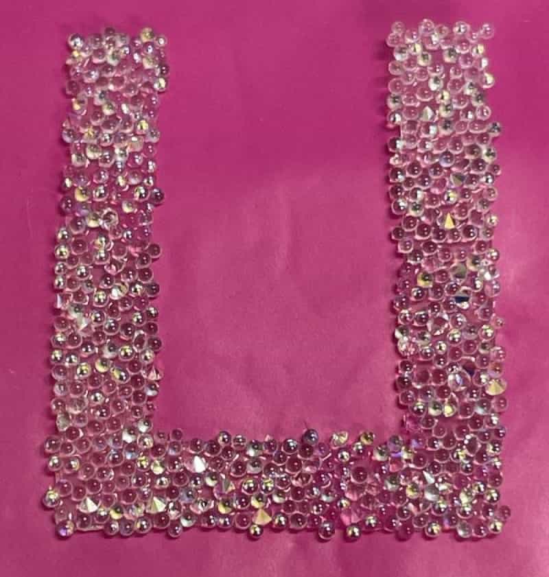 Dreamtime Crystal Sticker Greek Letter Pi , 25Mm Height