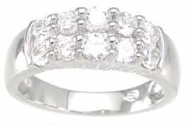 925 Sterlng Silver Fashion Ring - Size 6
