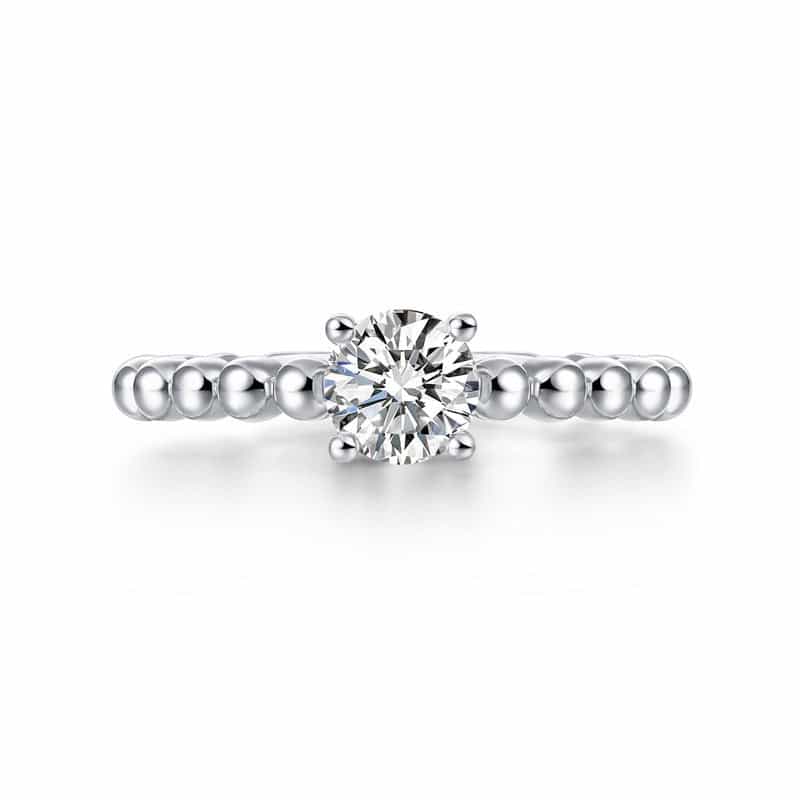 0.5 Carat Lab Grown Diamond Ring White Gold