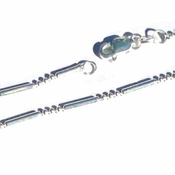 Sterling Silver 18 Inch Tube Chain Necklace 1.5 Mm