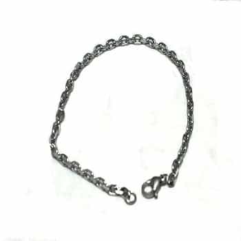 Stainless Steel 7 7/8 Inch Link Chain Bracelet