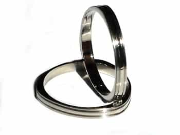 Men's 316L Stainless Steel 3 Corners 4Mm Ring Band