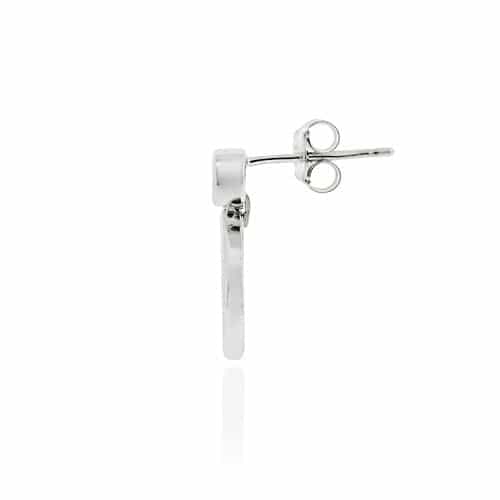 Sterling Silver Cz Micro Pave Earrings