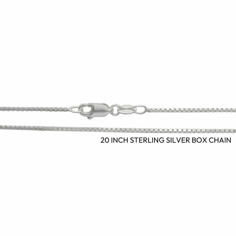 20" Sterling Silver 1.2Mm Box Chain