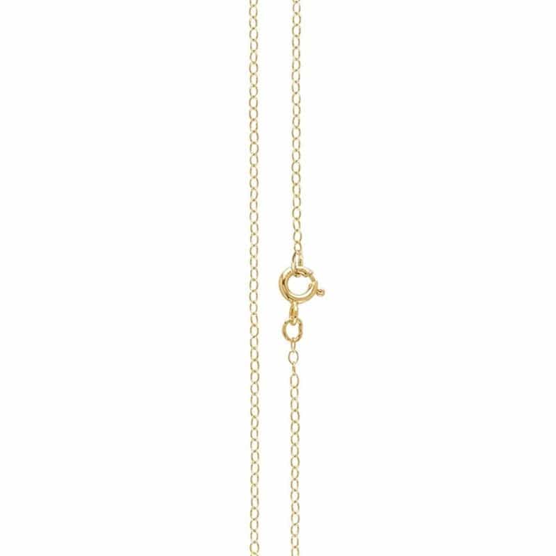 18" Yellow Gold-Filled Cable Chain