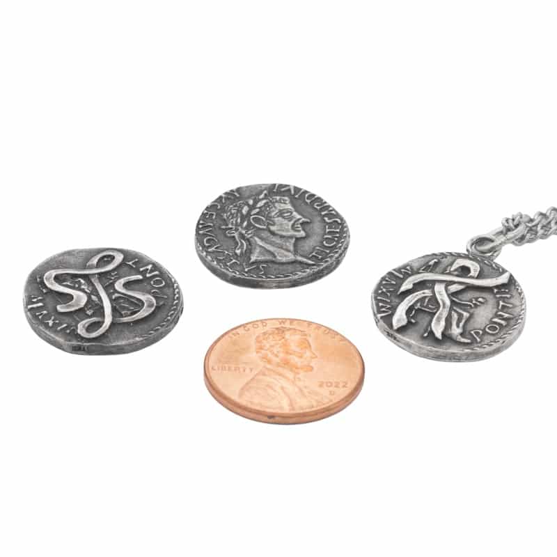 Anduriel’S Blackened Denarius Cufflinks