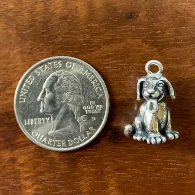 Silly Puppy - Sterling Silver