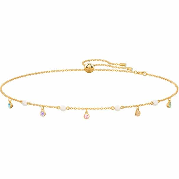Swarovski Collections -No Regrets Necklace Multi-Colored Gold Plating