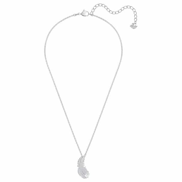 Swarovski Collections Nice Necklace, White, Rhodium Plated