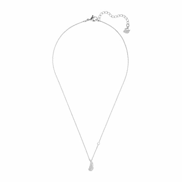 Swarovski Collections Naughty Y Necklace, Black, Rose Gold Tone Plated