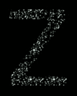 Dreamtime Crystal Sticker Greek Letter Zeta, 25Mm Height