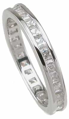 925 Sterling Silver Eternity Ring