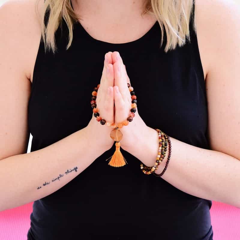 Sacral Chakra Meditation Mala | Carnelian & Red Tiger Eye