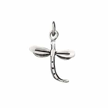 Sterling Silver Dragonfly Charm Pendant