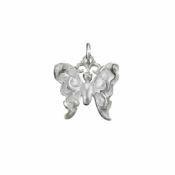 Sterling Silver Butterfly Charm Pendant