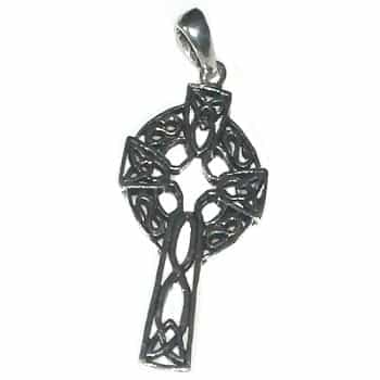 Sterling Silver Celtic Filigree Cross Pendant