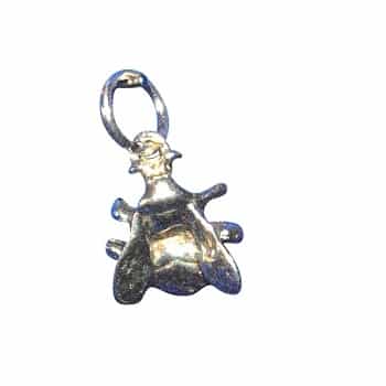 Sterling Silver Housefly Charm Pendant