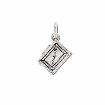 Sterling Silver Diary Charm Pendants