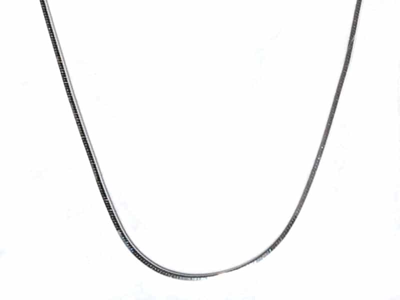Sterling Silver 8 Side 0.9 Mm 16 Inch Snake Chain Necklace