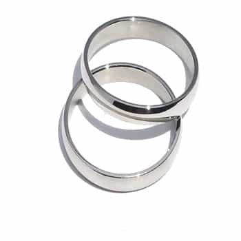 Men's 316L Surgical Stainless Steel Simple Narrow 3 Mm Band Ring