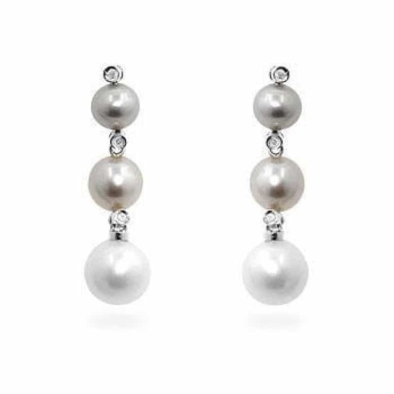 Multicolor Pearl Earrings