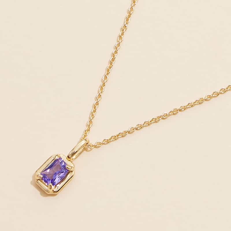 12Pcs - Assorted Birthstone Glass Charm Pendant Necklaces